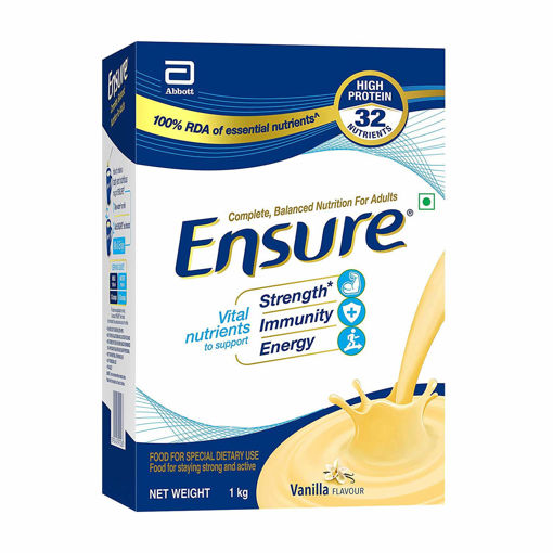 Picture of Ensure High Protin 32 Nutrient's Vanilla Flavour 1Kg