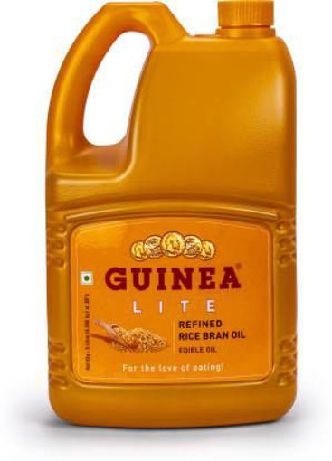 Picture of Guinea Lite Refined Rice Bran Oil Edible 5 Liter