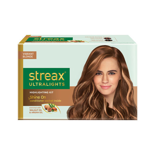 Picture of Streax Vibrant Blonde Hair Color 10g