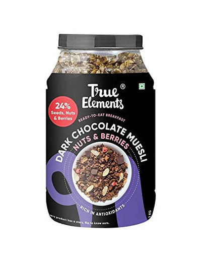 Picture of True Elements Dark Chocolate Muesli Nuts & Berries 1kg