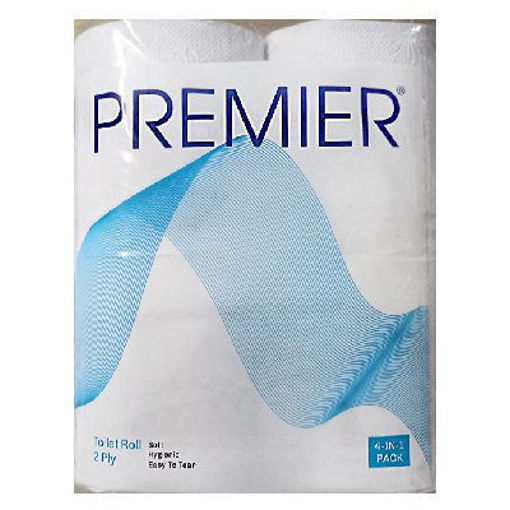 Picture of Premier Toilet Roll 4 in 1 Pack 2 Ply
