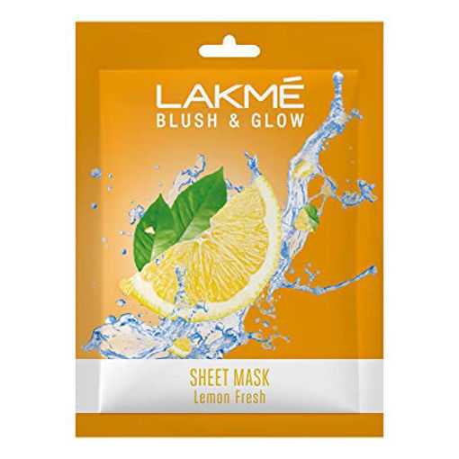 Picture of Lakme Blush & Glow Sheet Mask Lemon Fresh 25ml