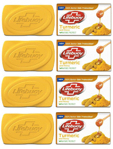 Picture of Lifebuoy Nature Protect Turmeric and Honey Soap, 400 gm