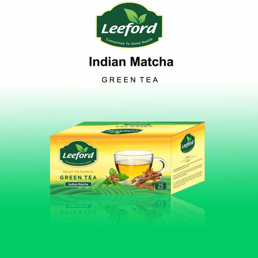 Picture of Leeford Green Tea Indian Matche 100gm