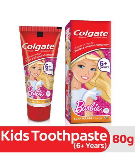 Picture of Colgate Healthy Smiles For Little Teeth Strawberry Flavor Barbie 80g