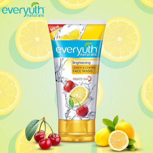 Picture of Everyuth Naturals Brightening Lemon & Cherry Face Wash 50g