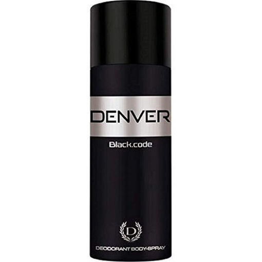 Picture of Denver Deodorant Body Spray Black Code for Men, 150ml