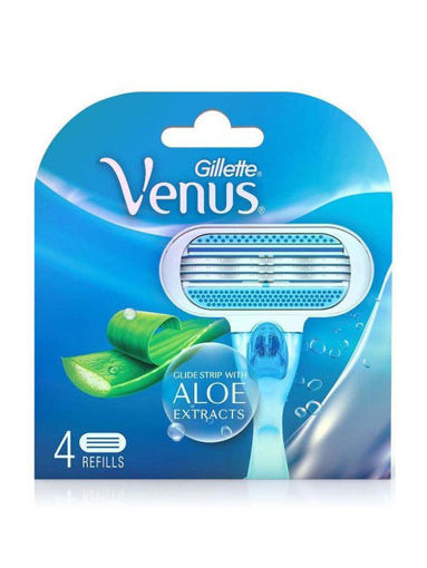 Picture of Gillette Venus Smooth Women Hair Removal Razor Blades  4pcs