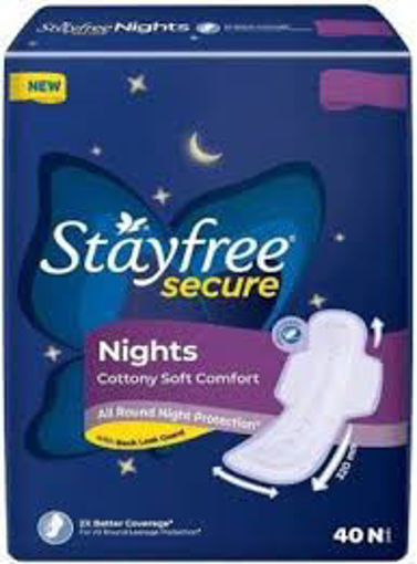 Picture of STAYFREE Secure Nights Sanitary Pad 40pcs