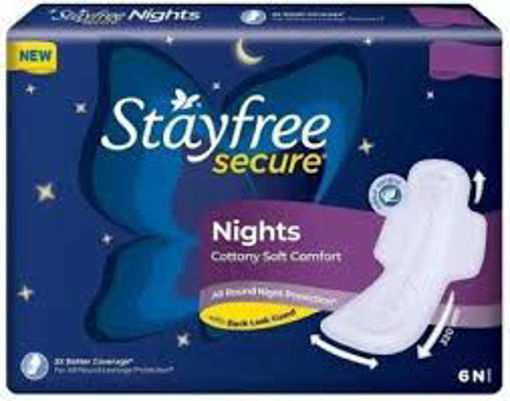 Picture of STAYFREE Secure Nights Sanitary Pad 6pcs