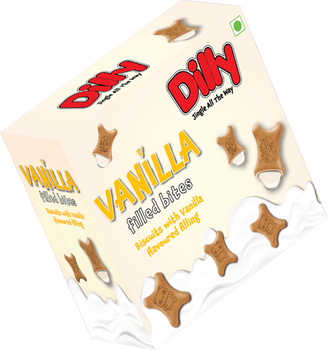 Picture of Dilly Vanilla Filled Bites 30gm