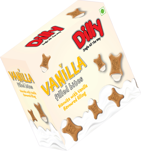 Picture of Dilly Vanilla Filled Bites 50gm