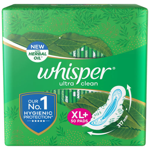 Picture of Whisper Ultra Clean Sanitary Pads XL+ 50pads