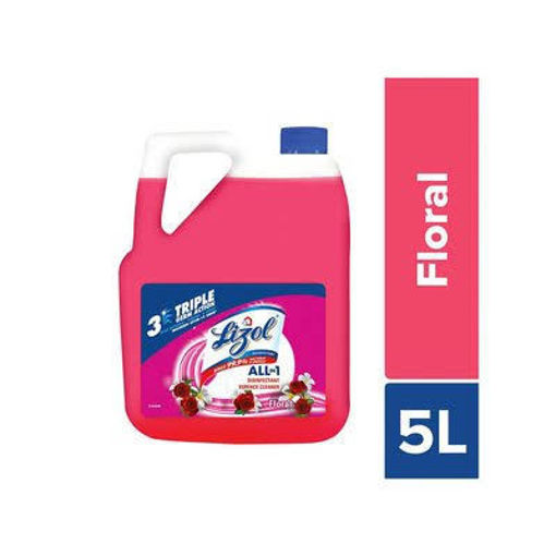 Picture of Lizol All In 1 Disinfectant Surface & Floor Cleaner Floral 5l