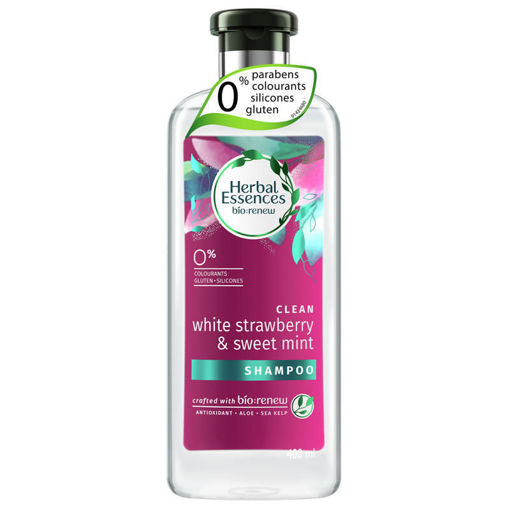 Picture of Herbal Essence Bio Renew Clean Shampoo - White Strawberry & Sweet Mint 400ml