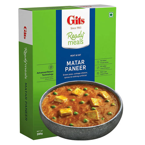 Picture of Gits Ready to Eat Matar Paneer, 285g