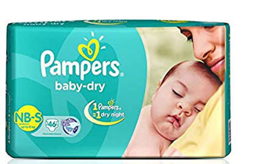 Picture of Pampers Taped Baby Diapers Small  46count