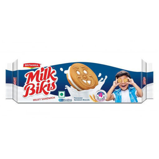 Picture of Britannia Milk Bikis Milk Cream Biscuitsc 55g