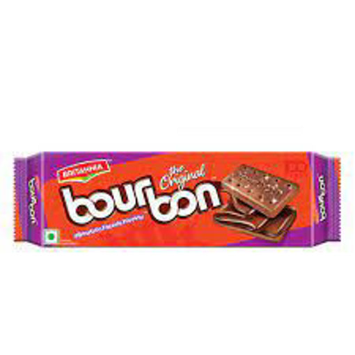 Picture of Britannia Bourbon Chocolate Cream Biscuits 100g