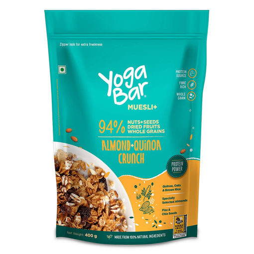 Picture of Yoga bar Crunchy Muesli   Almond & Quinoa 400g