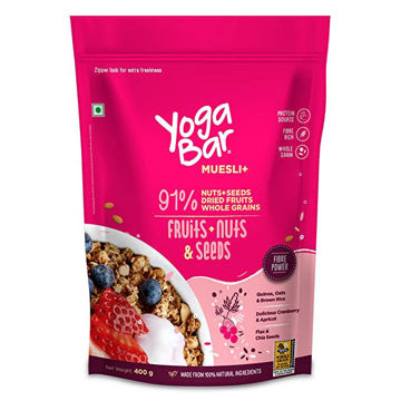 Yogabar Dark Chocolate Oats, 100% Rolled Super Oats, Veggie Masala Flavour  Oats, 400gm Each