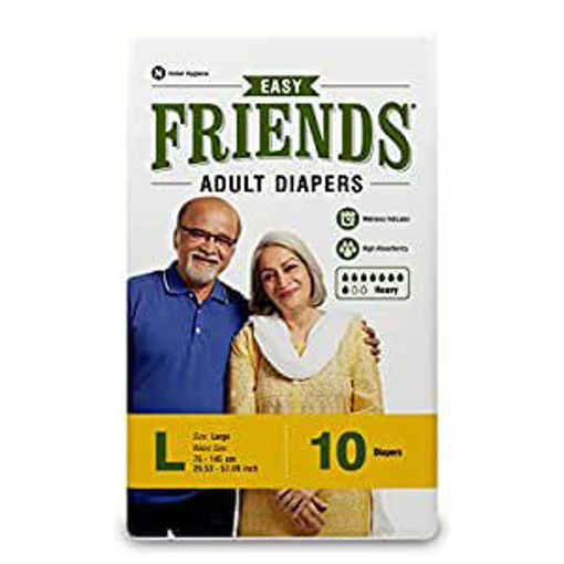 Picture of Friends Easy Adult Diaper  Large  10 pcs