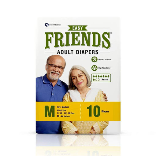 Picture of Friends Easy Adult Diaper Medium 10  Pcs