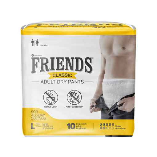 Picture of Friends Adult Diaper Pants Classic Large 10 pcs