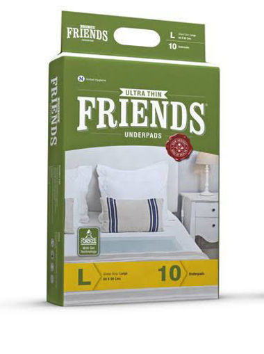 Picture of Friends Ultra Thin Underpads Classic Large 10 pcs