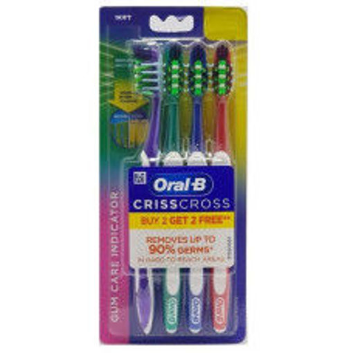 Picture of Oral B Crisscross Gum Care Indicator Toothbrush Soft 4N