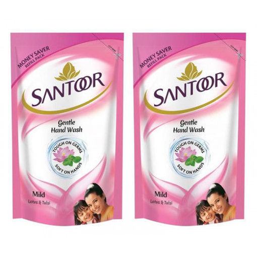 Picture of Santoor Handwash Mild 180ml Buy 1 Get 1 Free