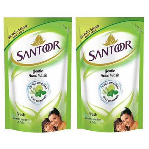Picture of Santoor Gentle Hand Wash Fresh 180ml Buy 1 Get 1 Free