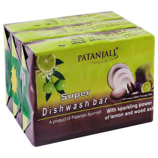 Picture of Patanjali Dish Wash Bar  250g*3n