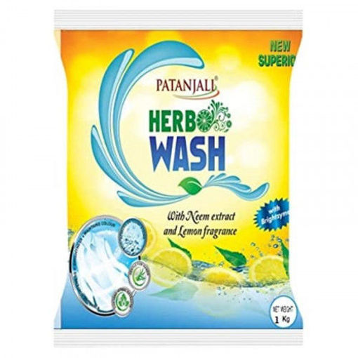 Picture of Patanjali Herbo Wash Detergent Powder 1kg