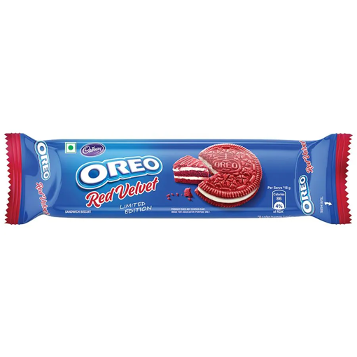 Picture of Cadbury Oreo Red Velvet Sandwich Biscuit 120g