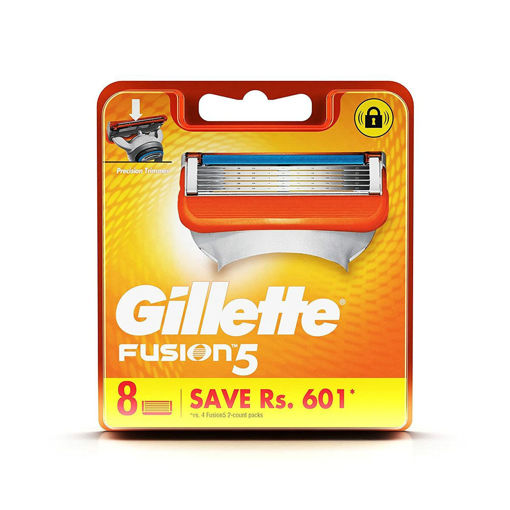 Picture of Gillette Fusion 5 Power Shaving Razor Blades Cartridge 8pcs