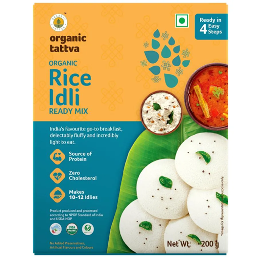 Picture of Organic Tattva Organic Rice Idli Ready Mix 200g
