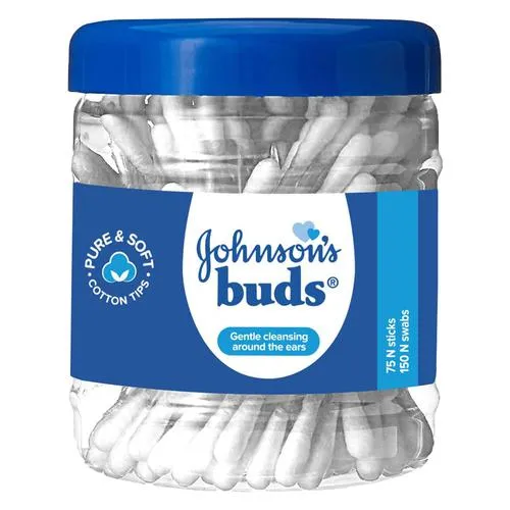 Picture of Johnsons baby Buds 75 Stems/150 Swabs