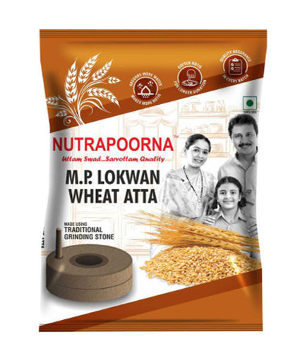 Picture of Nutrapoorna M.P.Lokwan Wheat Atta 1kg