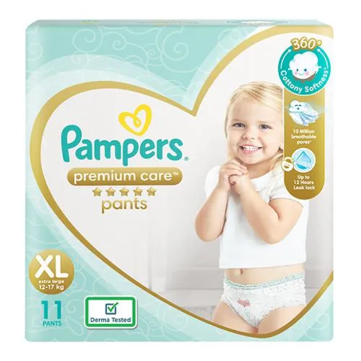 Picture of Pampers Premium Care Diaper Pants Xl  11pc