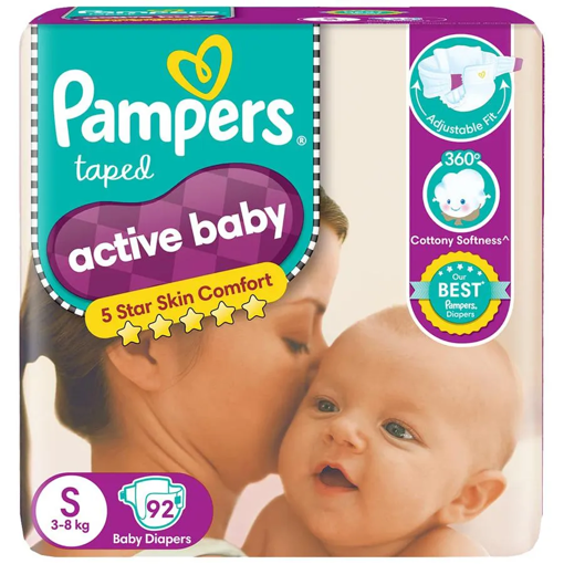 Picture of Pampers Active Baby  Diapers 22 pcs