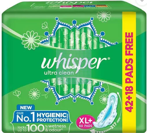 Picture of Whisper Ultra XL+ 60 pcs