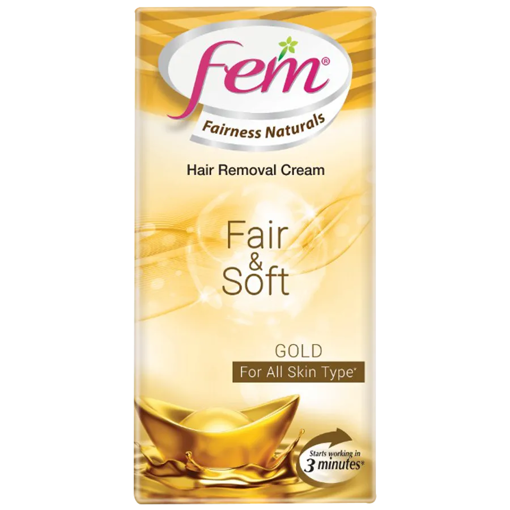 Picture of Fem Fairness Naturals Hair Removal Cream Fair and Soft 40g