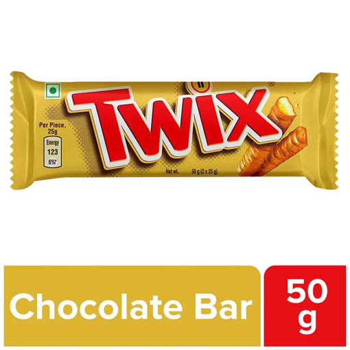Picture of Twix Chocolate Bar 50gm