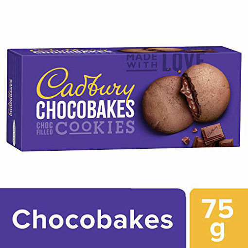 Picture of Cadbury Chocobakes Choc Filled Cookies 75 g