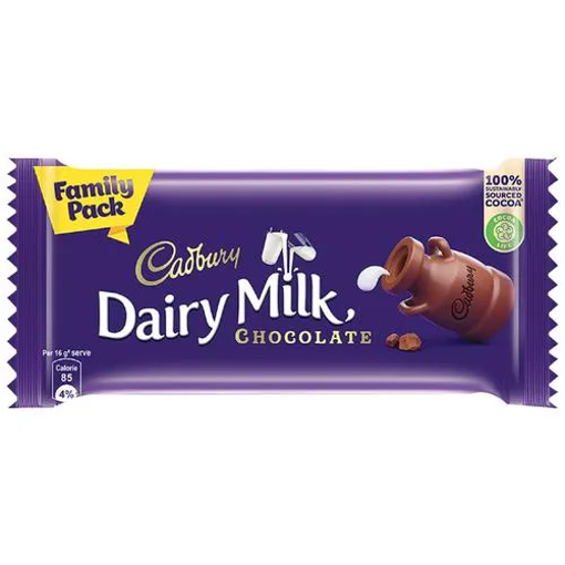 Picture of Cadbury Dairy Milk Family Pack Chocolate Bar 126g