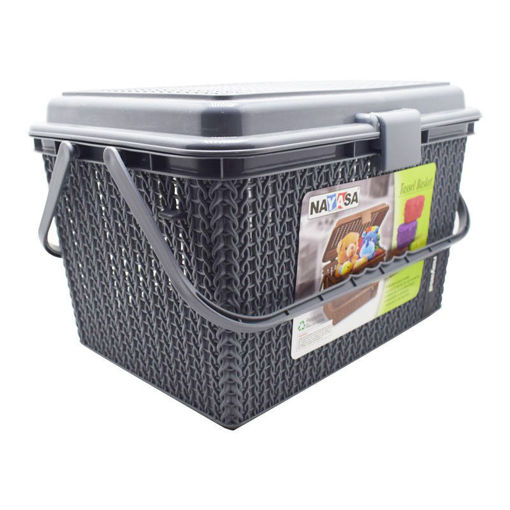 Picture of Nayasa Tassel Basket 1n