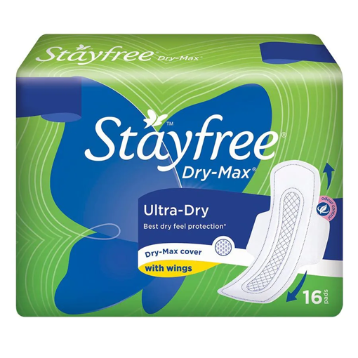 Picture of STAYFREE Dry-Max Ultra-Dry 16 Pads