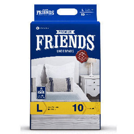 Picture of Friends Adult Diaper Underpad Premium  L 10pc