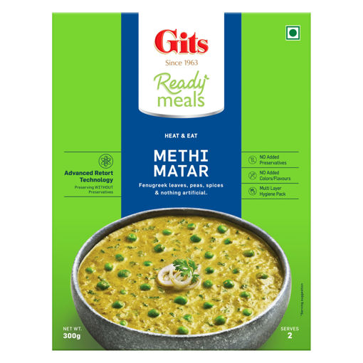 Picture of Gits Ready Meals Methi Matar 300g